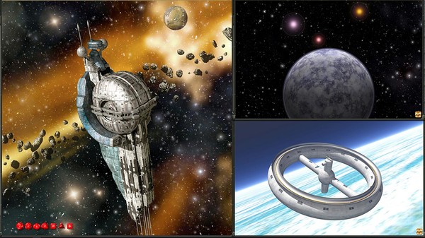 Fantasy Grounds - Star Battles: Space Stations and Planets Space Map Pack