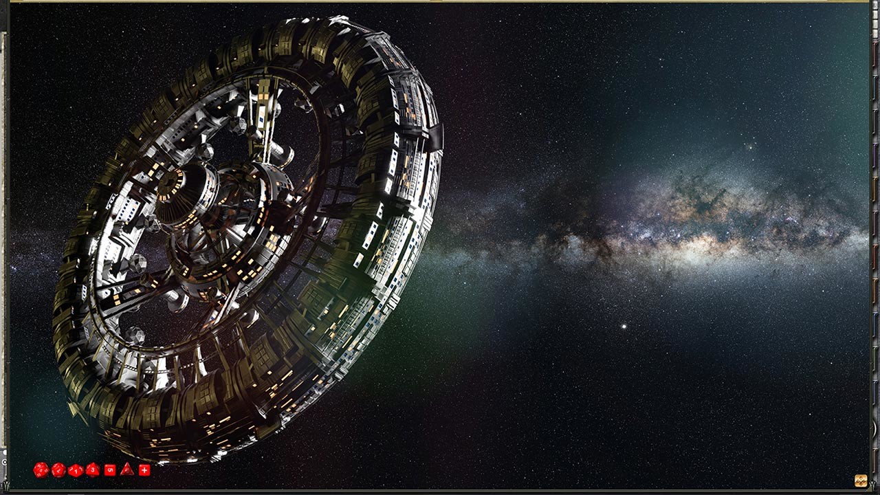 Fantasy Grounds - Star Battles: Space Stations and Planets Space Map Pack screenshot 1