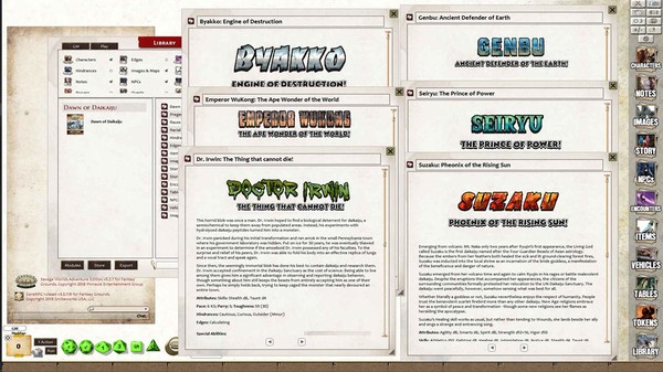Fantasy Grounds - Dawn of the Daikaiju