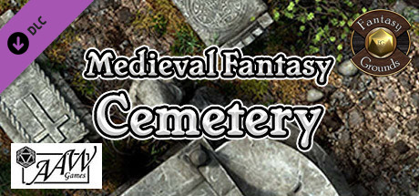 Fantasy Grounds - Black Scrolls Cemetery (Map Tile Pack) Header Image