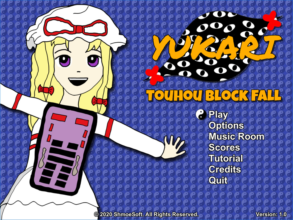 #1. Touhou Block Fall ~ Yukari (Steam) 由: ShmoeSoft