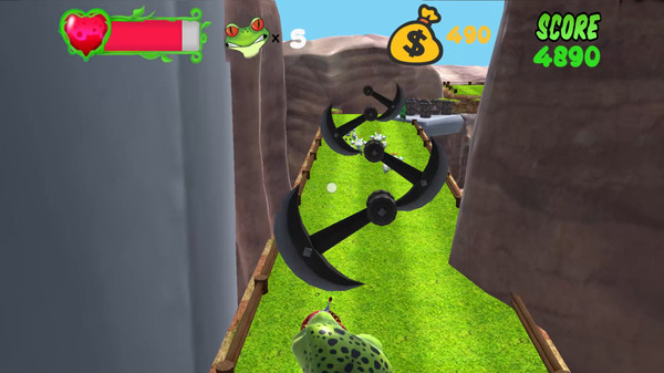 Screenshot z Ribby Rocket