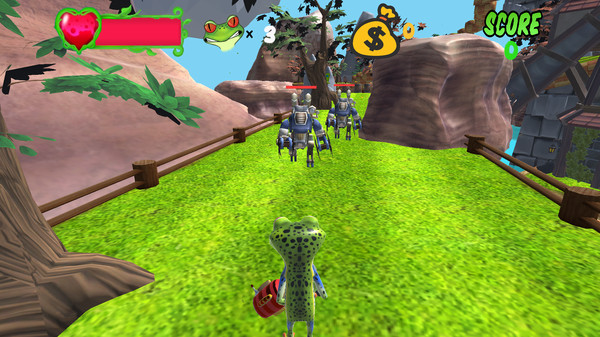 Screenshot z Ribby Rocket