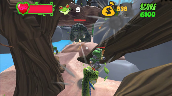 Screenshot z Ribby Rocket