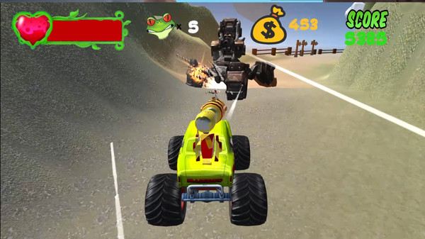 Screenshot z Ribby Rocket