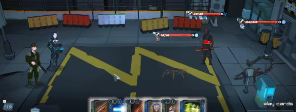Metroplex Zero: Sci-Fi Card Battler video 2