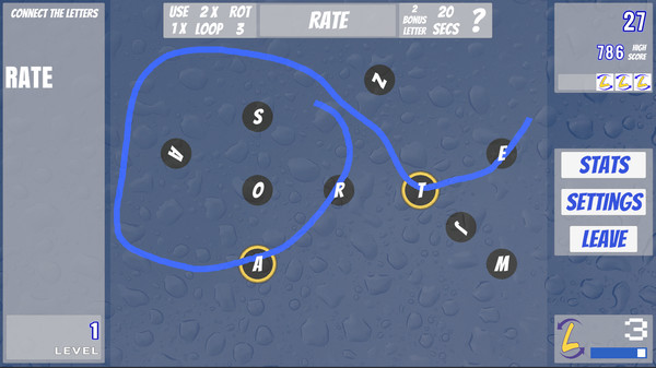 Screenshot z Letter Loops Pro