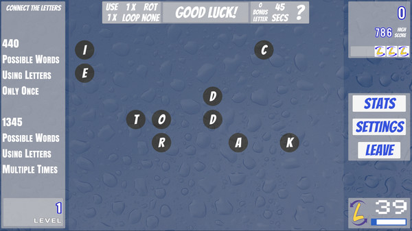 Screenshot z Letter Loops Pro