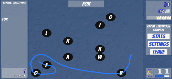 Screenshot z Letter Loops Pro