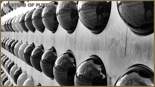 Masters of Puzzle - Black and White - Beads in the Wall