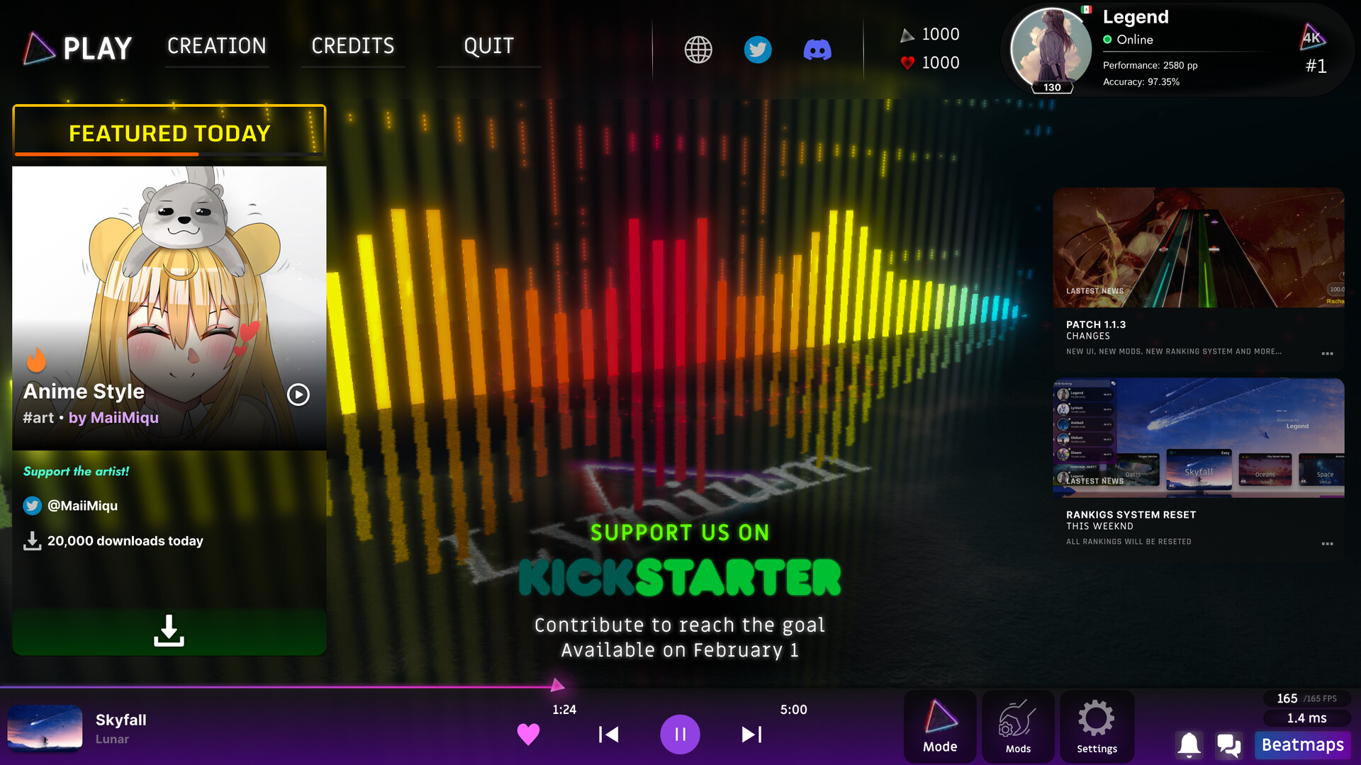 Lynium: Play the Rhythm screenshot 1