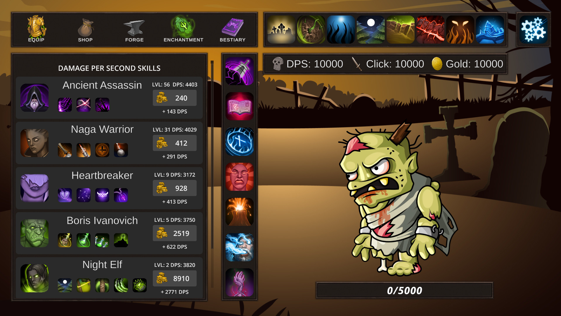 Spellario - Fantasy Clicker screenshot #8