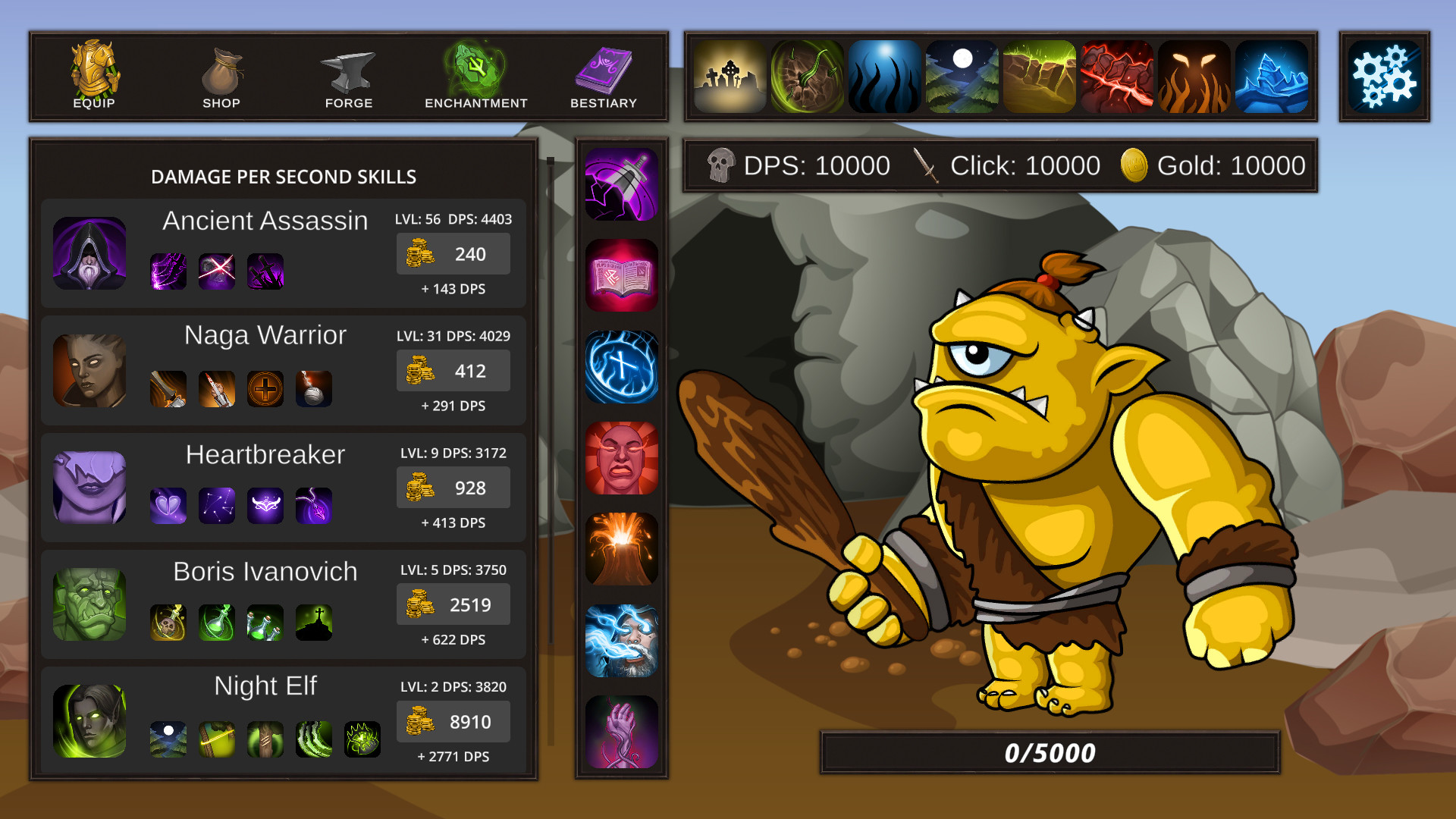 Spellario - Fantasy Clicker screenshot #5