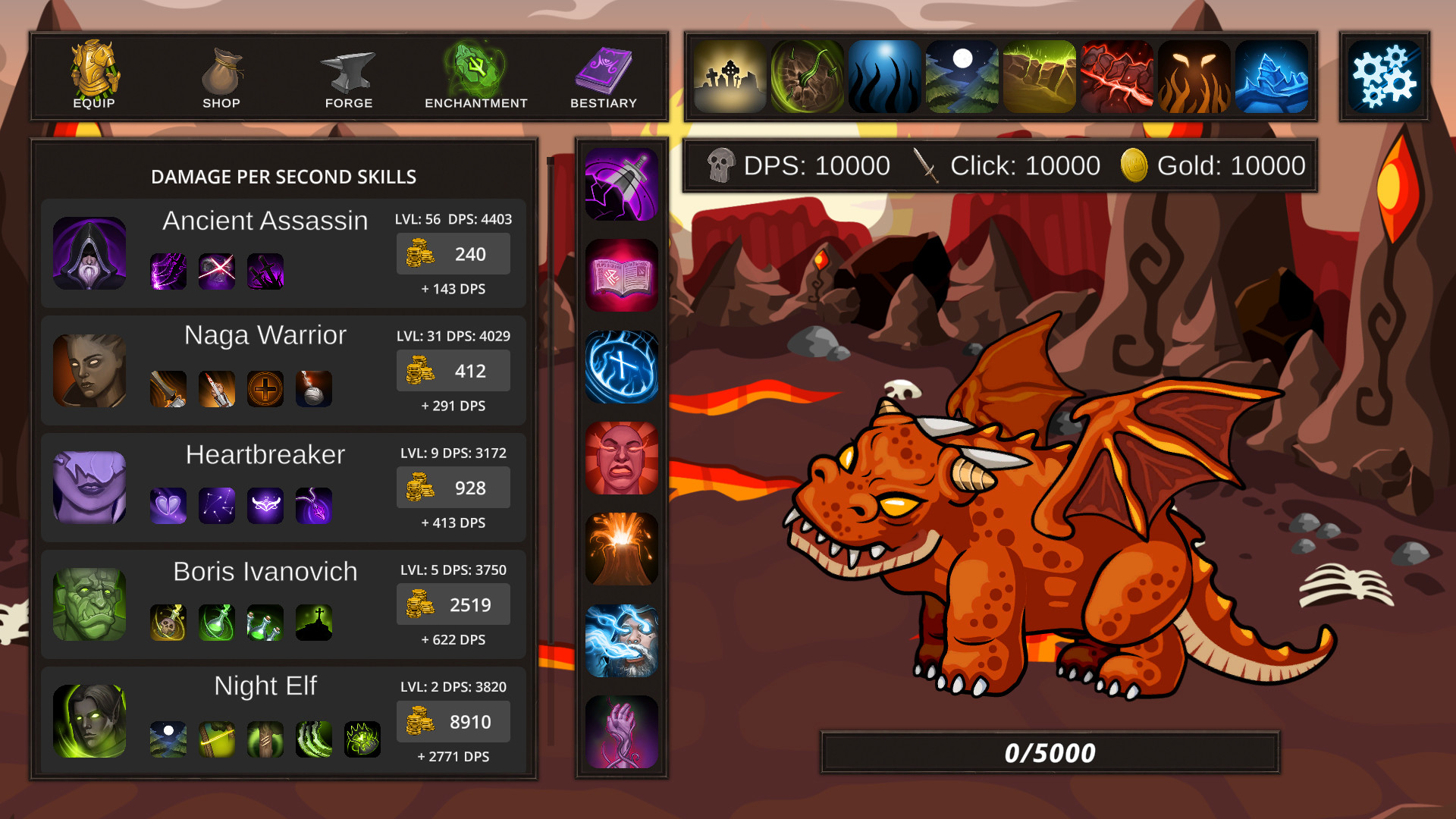 Spellario - Fantasy Clicker screenshot #2