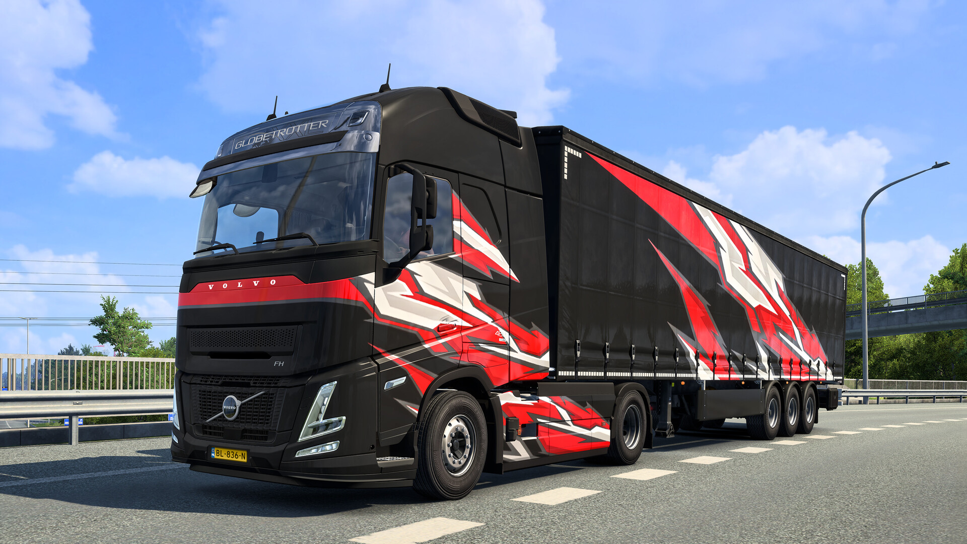 Euro Truck Simulator 2 - Super Stripes Paint Jobs Pack 스크린샷 6