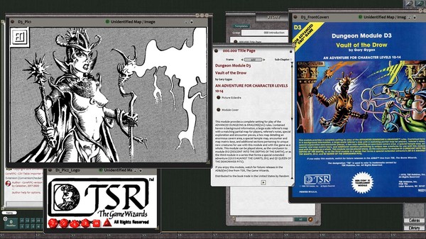 Fantasy Grounds - D&D Classics: D3 Vault of the Drow (1E)
