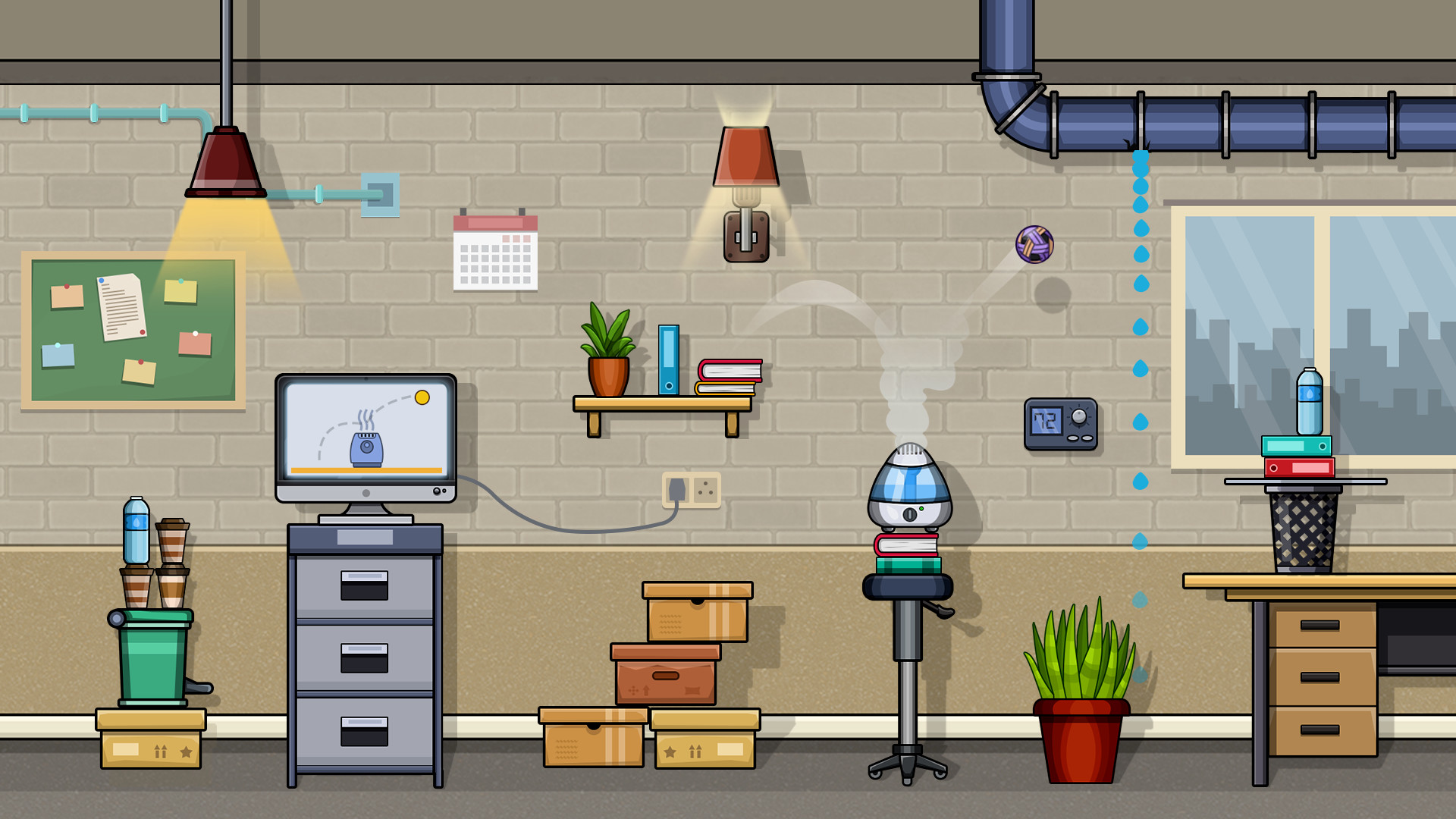 #3. Ball at Work: The Ultimate Speedrun Platformer! (Steam) Podle: Famous Dogg Studios