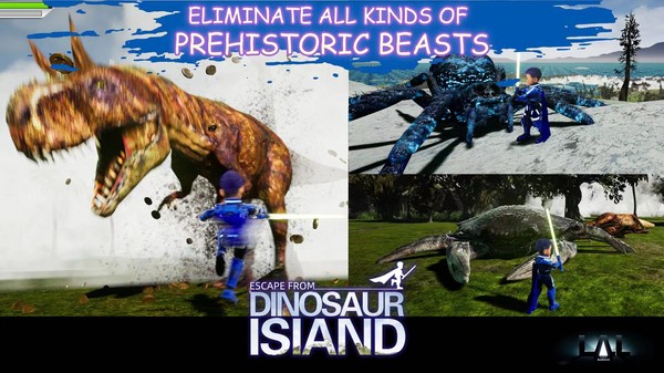 Screenshot z escape from dinosaur island