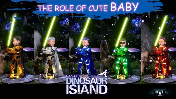 Screenshot z escape from dinosaur island