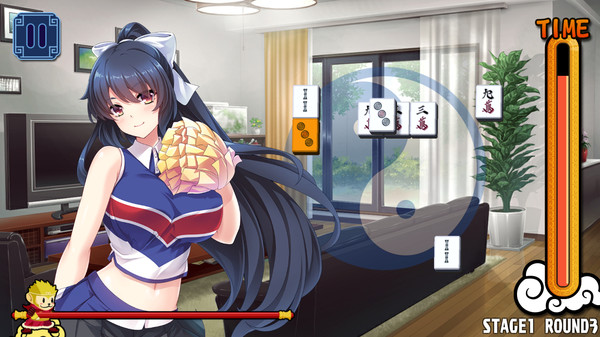 Pretty Girls Mahjong Solitaire [BLUE] screenshot 4