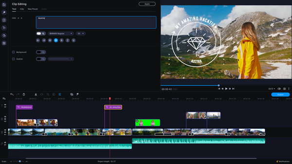 KHAiHOM.com - Movavi Video Editor Plus 2021 - Video Editing Software