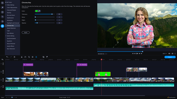 KHAiHOM.com - Movavi Video Editor Plus 2021 - Video Editing Software