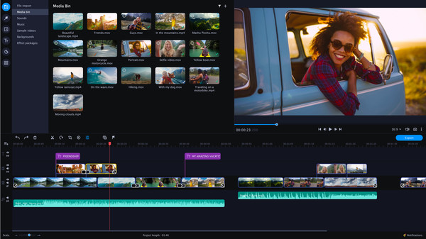 KHAiHOM.com - Movavi Video Editor Plus 2021 - Video Editing Software