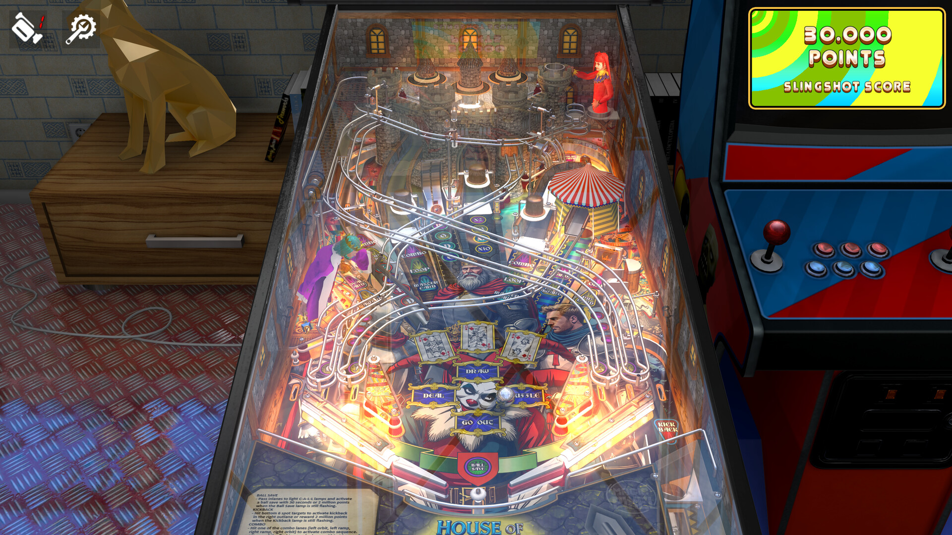 Zaccaria Pinball - House of Diamonds Deluxe Pinball Table Featured Screenshot #1