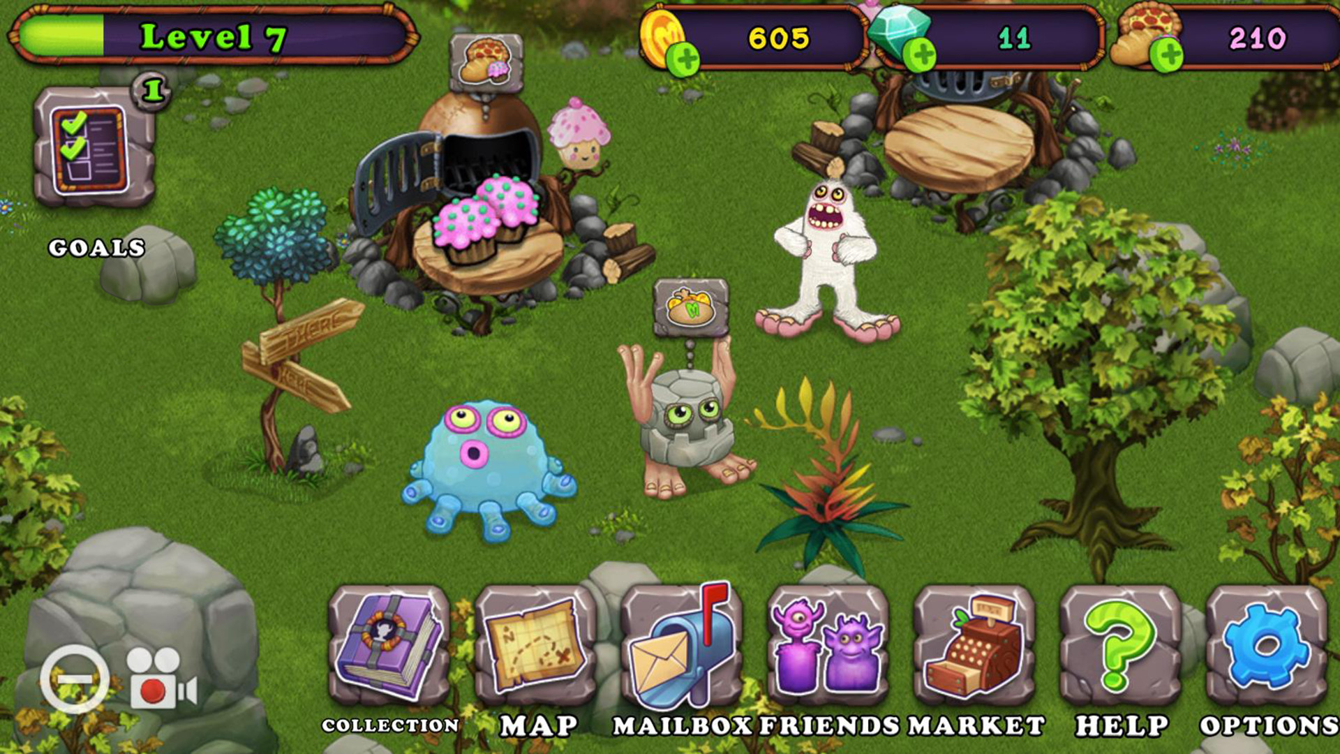 Screenshot of My Singing Monsters