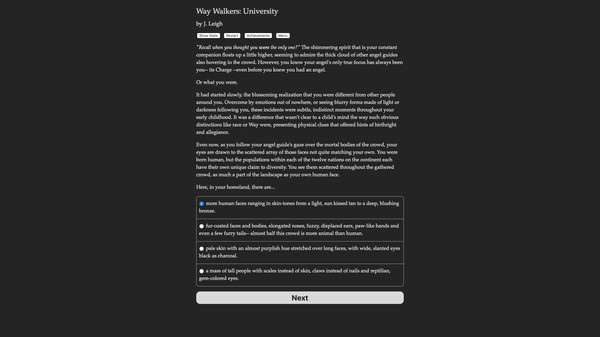 Screenshot z Way Walkers: University