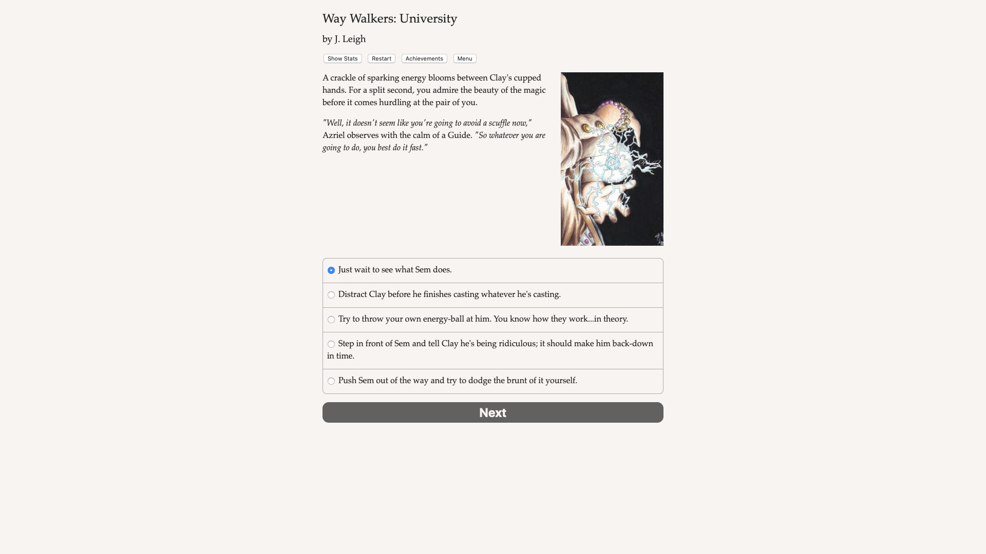 #2. Way Walkers: University (Steam) 由: Hosted Games