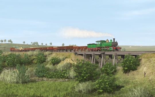 Trainz 2019 DLC - Victorian Railways V Class 2 Tone Green