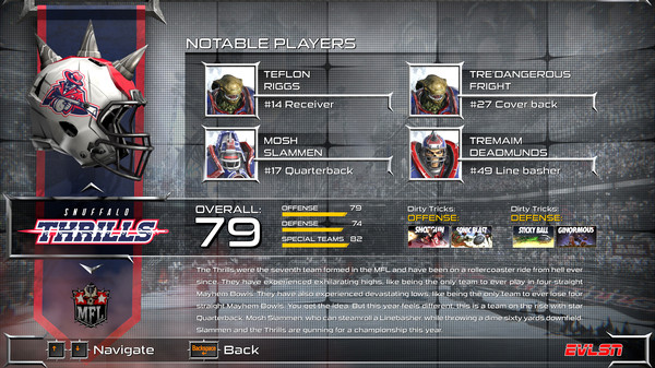 Mutant Football League: Snuffalo Thrills screenshot 7