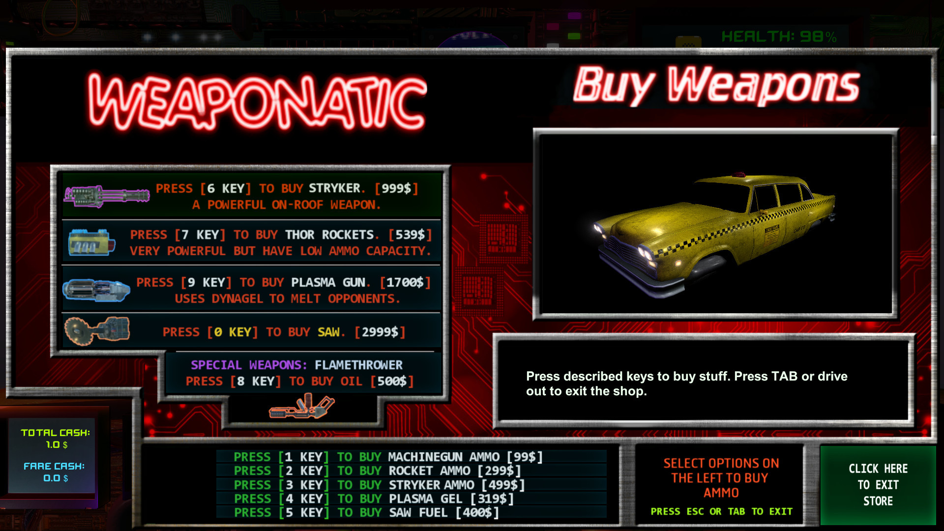CyberTaxi screenshot screenshot 11
