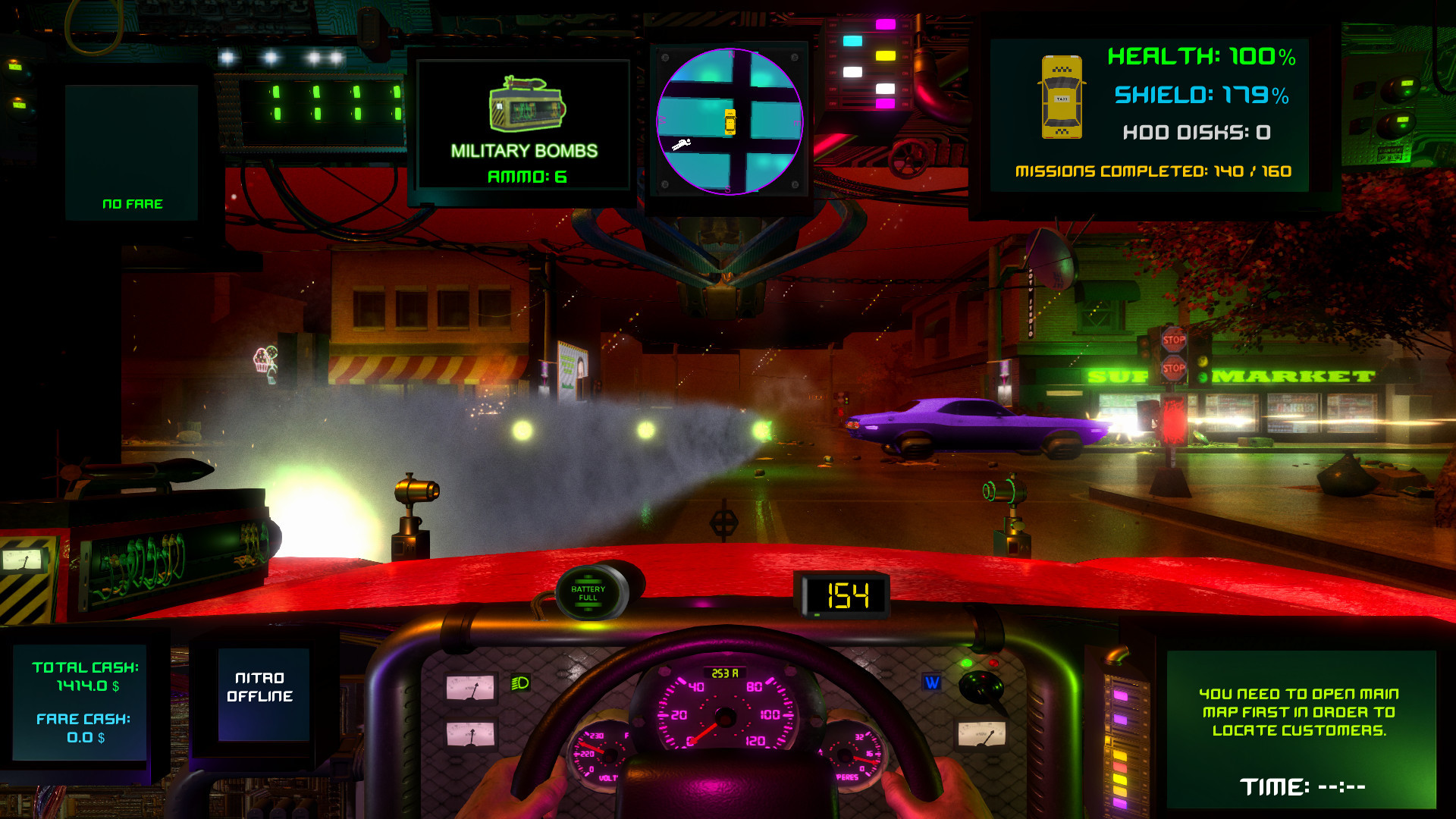 CyberTaxi screenshot screenshot 1