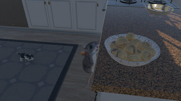 Screenshot of I Am Mouse gameplay showing in-action mechanics