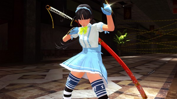 OneeChanbara ORIGIN - Exclusive Saki Costume: Aya's Present Wonderland Azure