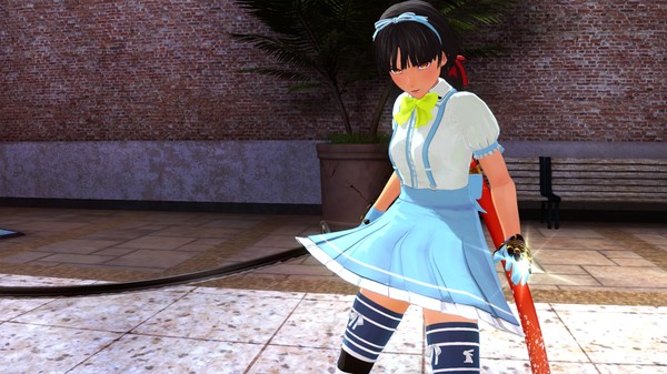 OneeChanbara ORIGIN - Exclusive Saki Costume: Aya's Present Wonderland Azure