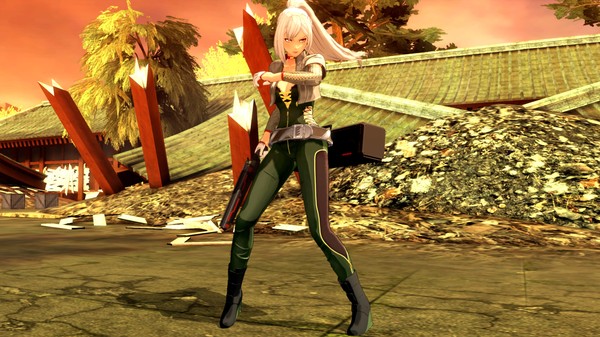 OneeChanbara ORIGIN - Exclusive Lei Costume: Lei's Biker Suit GeoKhaki