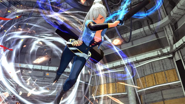 OneeChanbara ORIGIN - Exclusive Lei Costume: Lei's Biker Suit Denim Blue