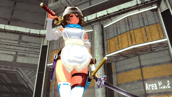 OneeChanbara ORIGIN - Exclusive Aya Costume: Dream Hostess Aya Sham White