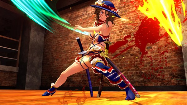 OneeChanbara ORIGIN - Exclusive Aya Costume: Aya's Bondage Bikini Royal Blue