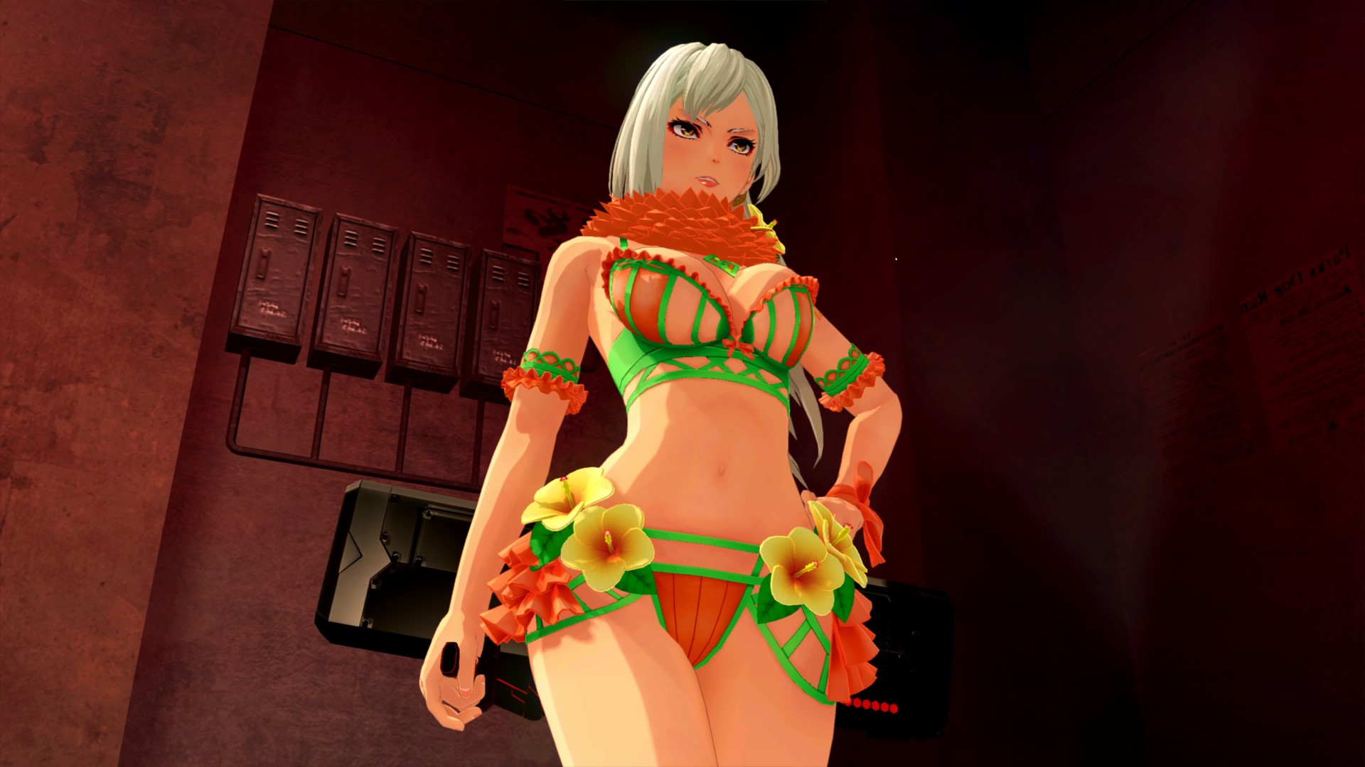 OneeChanbara ORIGIN - Exclusive Lei Costume: Lei's Dream Bikini Melon Green Featured Screenshot #1