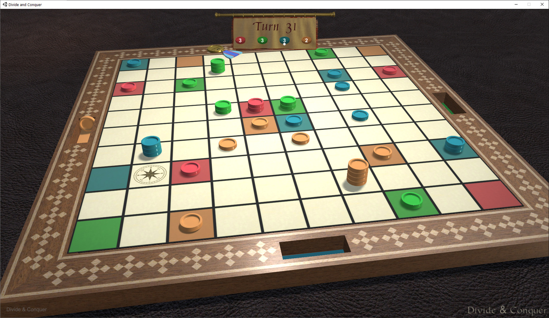 #4. Divide and Conquer: The Board Game (Steam) โดย: Light Fun Games