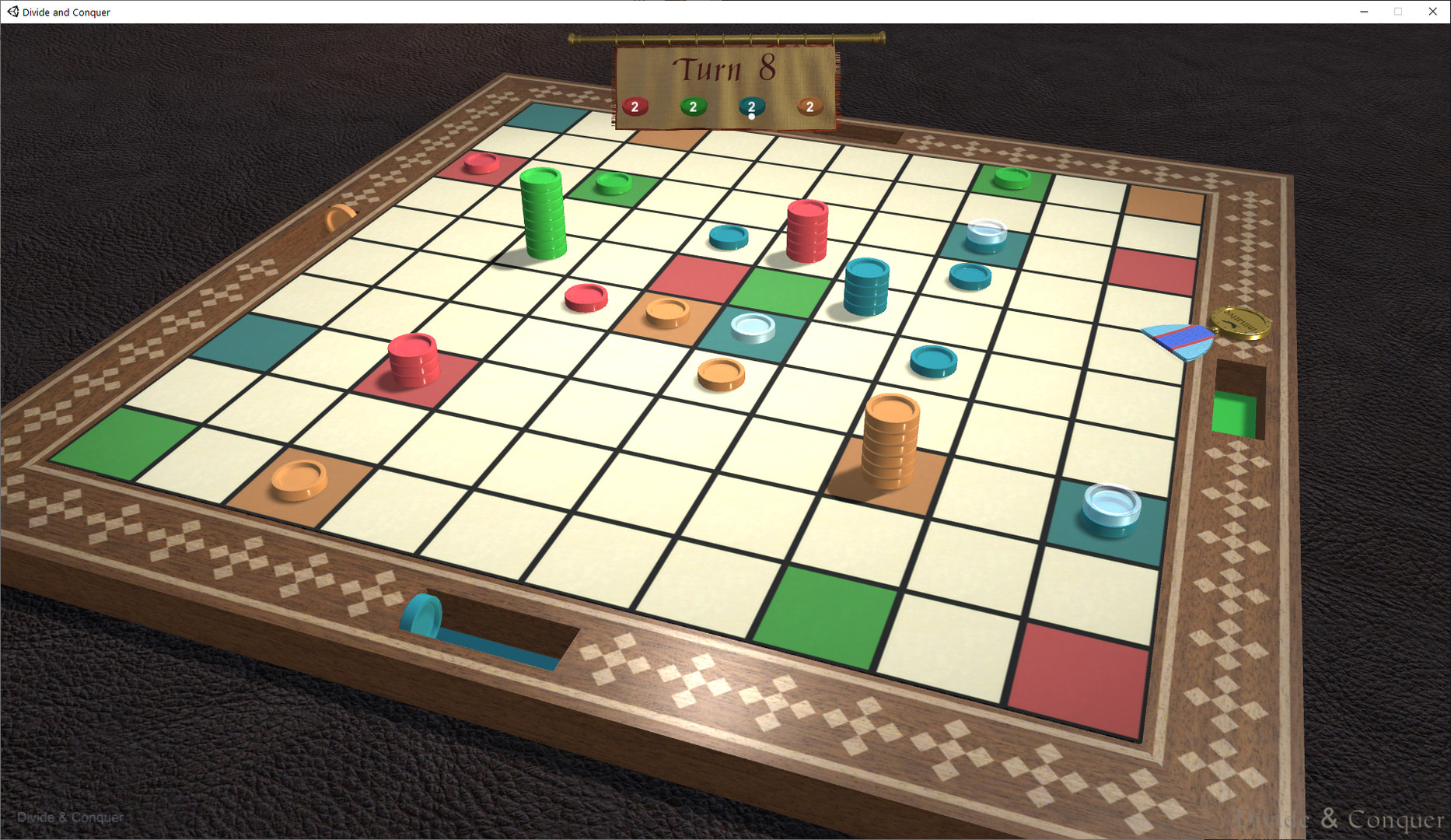 #3. Divide and Conquer: The Board Game (Steam) โดย: Light Fun Games