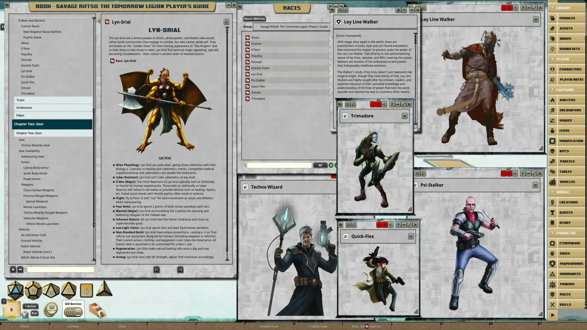 Fantasy Grounds - Rifts®: The Tomorrow Legion Player’s Guide Featured Screenshot #1