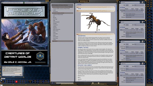 Fantasy Grounds - Foreven Worlds: Creatures of Distant Worlds