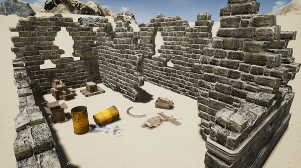 Screenshot of Dune Mechanic : Survive The Steampunk Era gameplay showing in-action mechanics