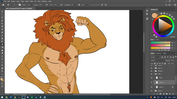 Screenshot z Furry Heroes - Adult Art Pack