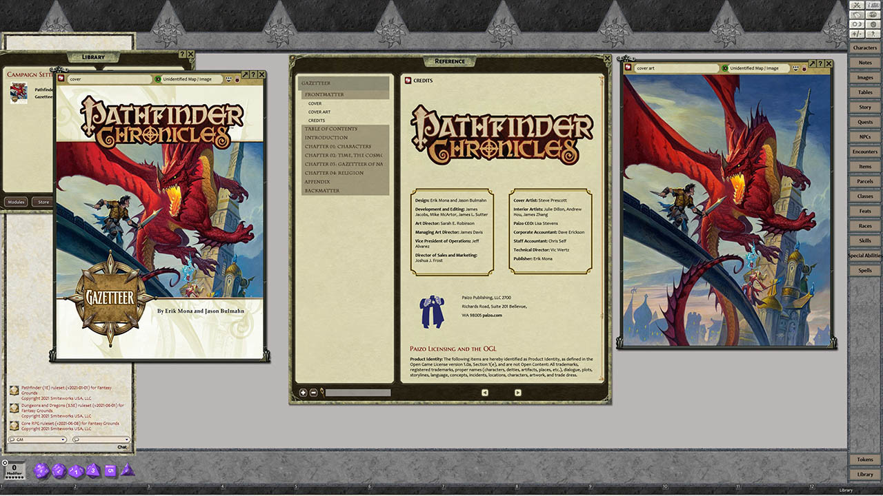 Fantasy Grounds - Pathfinder RPG - Pathfinder Chronicles: Gazetteer Featured Screenshot #1